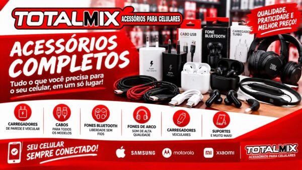 IMAGEM CABOS CARREGADORES FONES
